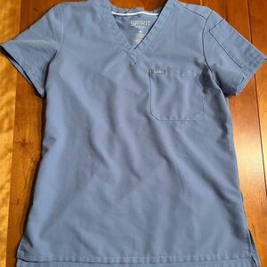 Spirit Navy Scrub Top